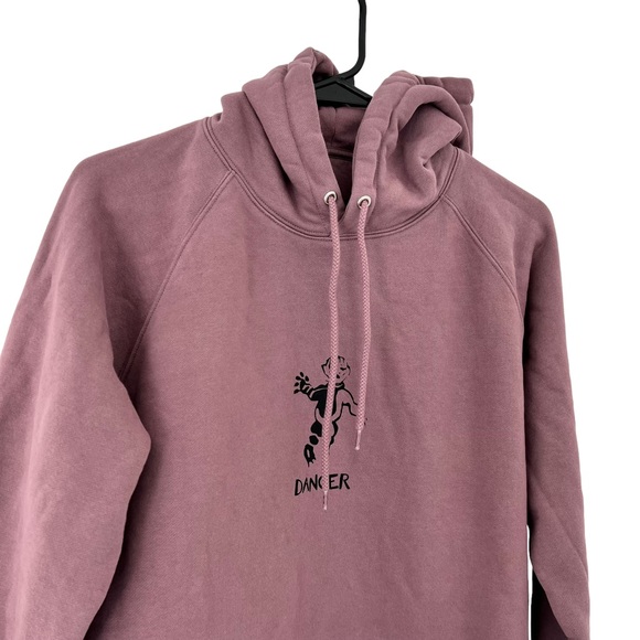 DANCER Pink 100% Organic Cotton Hoodie Size M - Picture 6 of 14